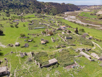 Dorf Souskiou von oben