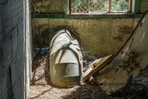 Spinnennetze Lost Place