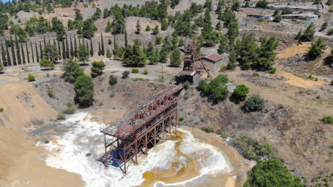 Mitsero Mine Gelände