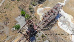 Mitsero Mine Lost Place von oben