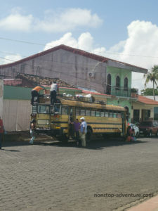 Chickenbus in Nicaragua
