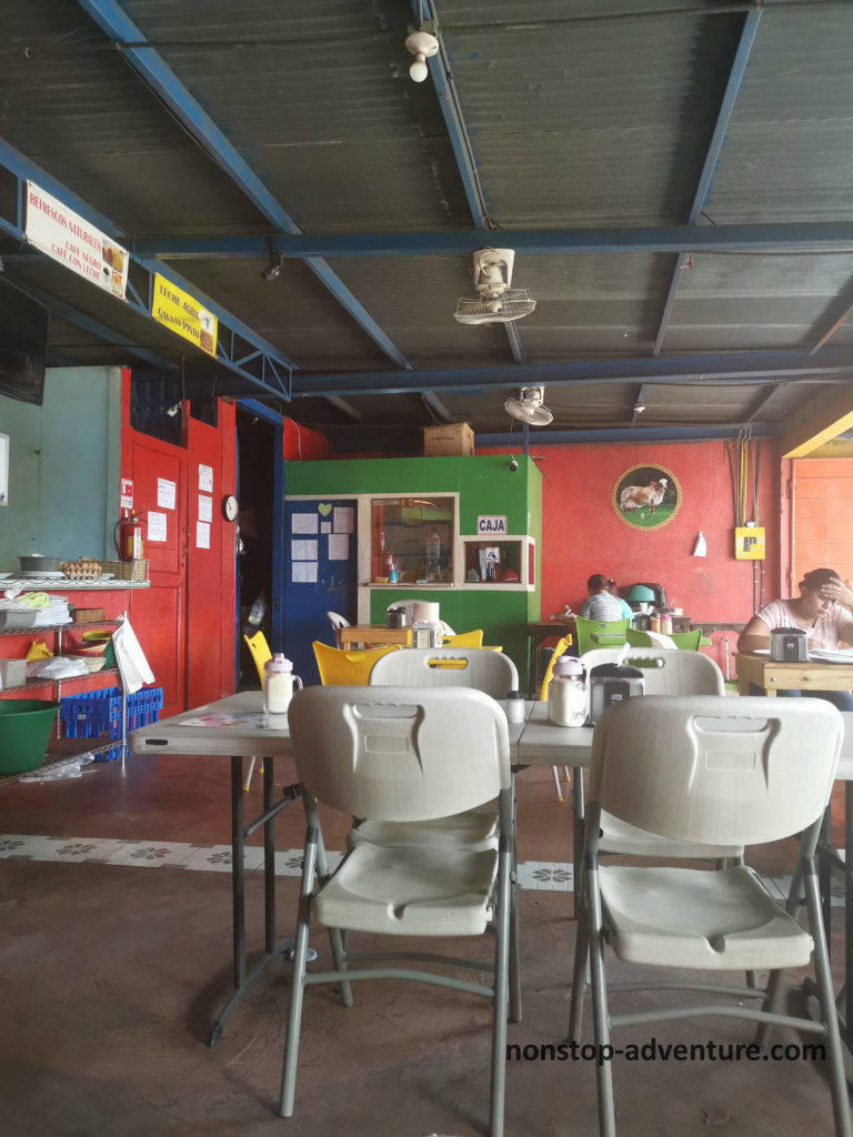 Einfaches Restaurant in Managua